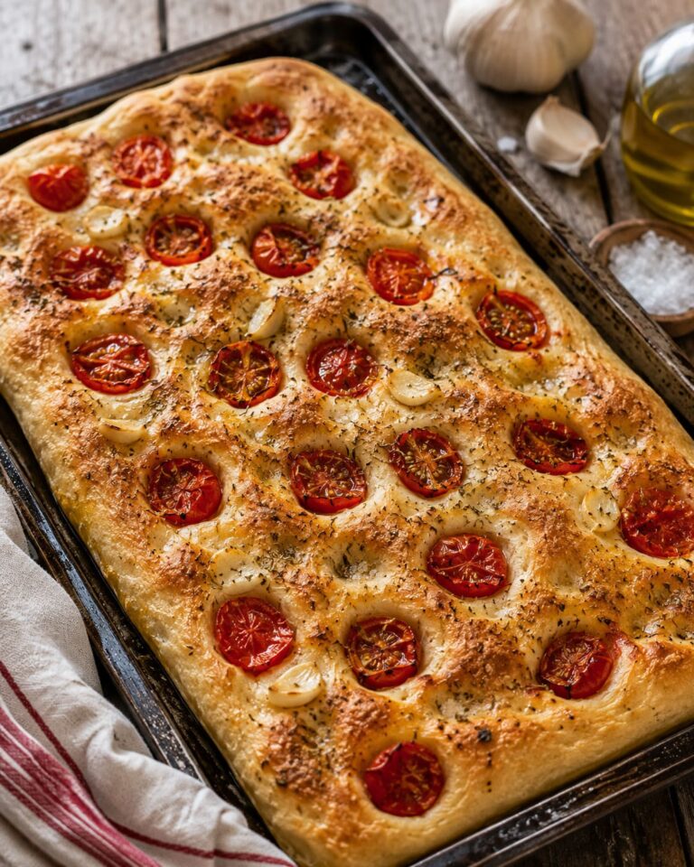 Authentic Italian Potato Focaccia: Crispy Blistered Cherry Tomato Flatbread Authentic Italian Potato Focaccia: Crispy Blistered Cherry Tomato Flatbread
