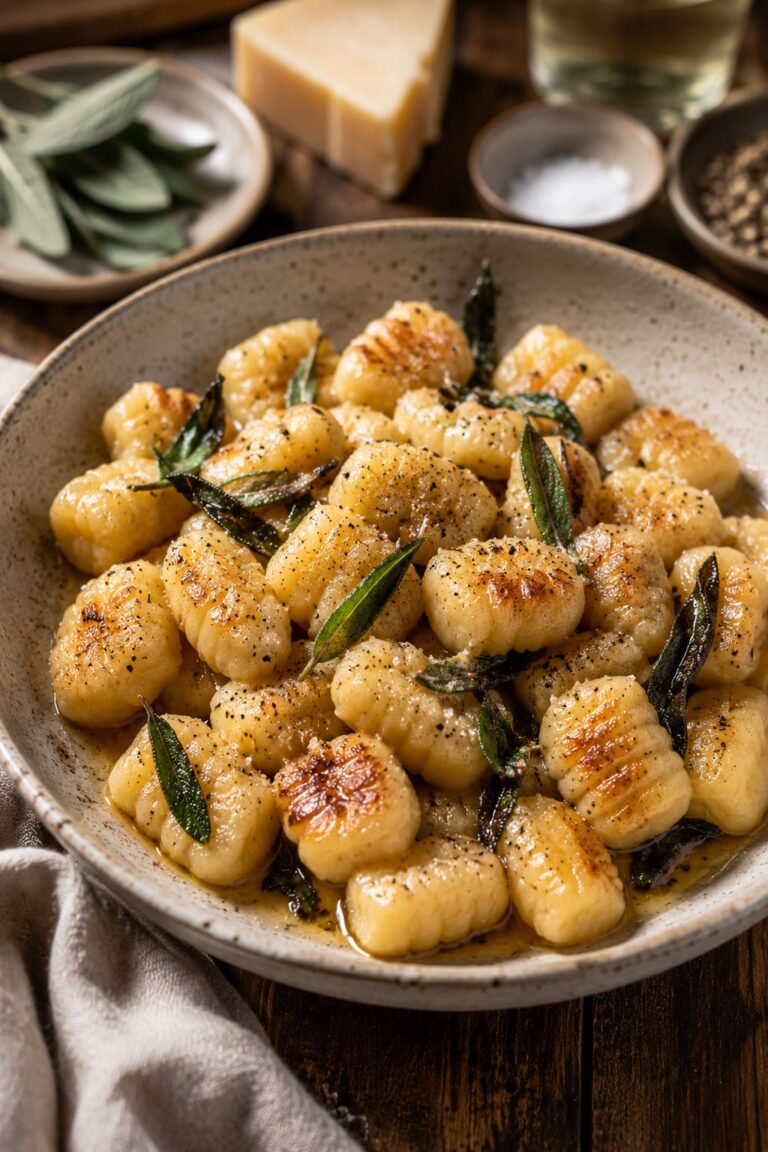 Authentic Italian Potato Gnocchi: Velvet Brown Butter Sage Masterclass