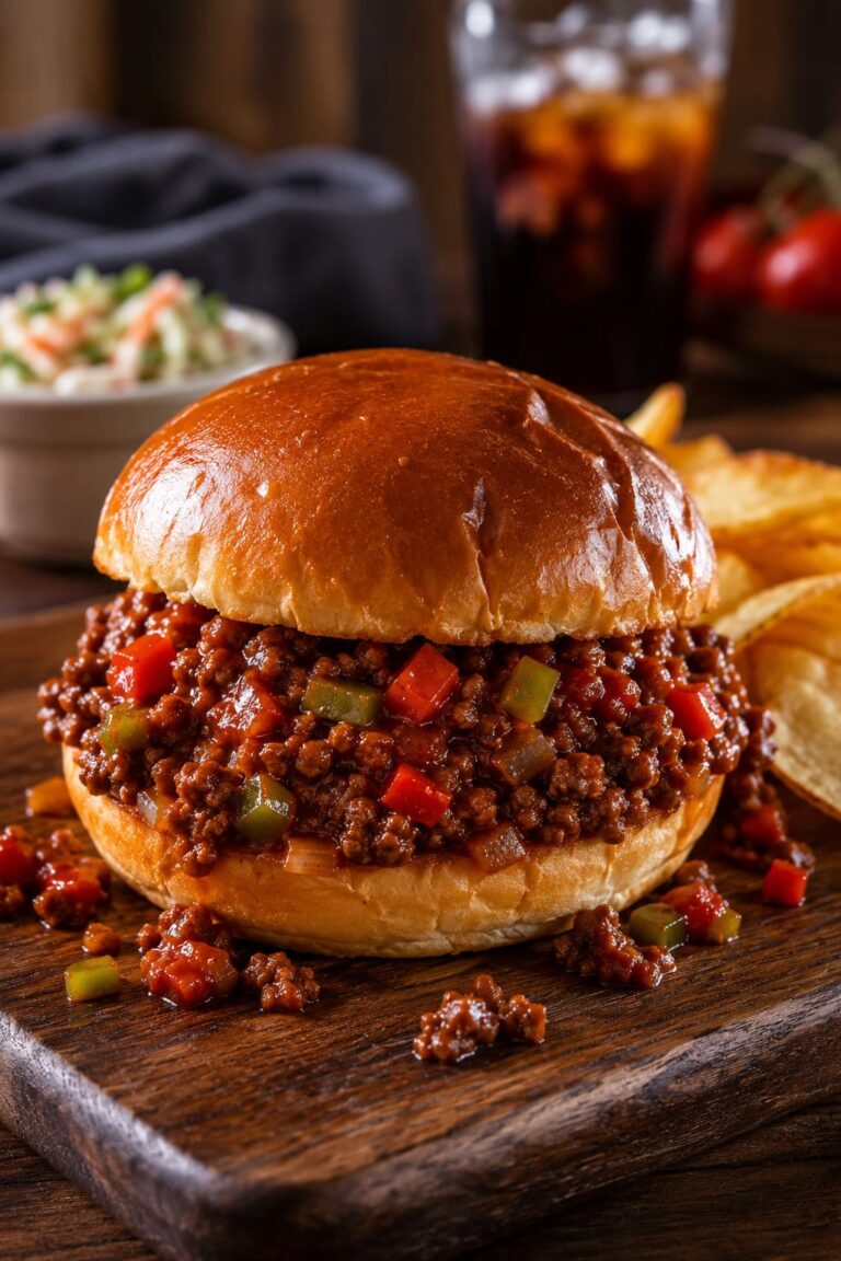 Old School American Sloppy Joes: Cozy Sweet and Tangy Ground Beef Buns