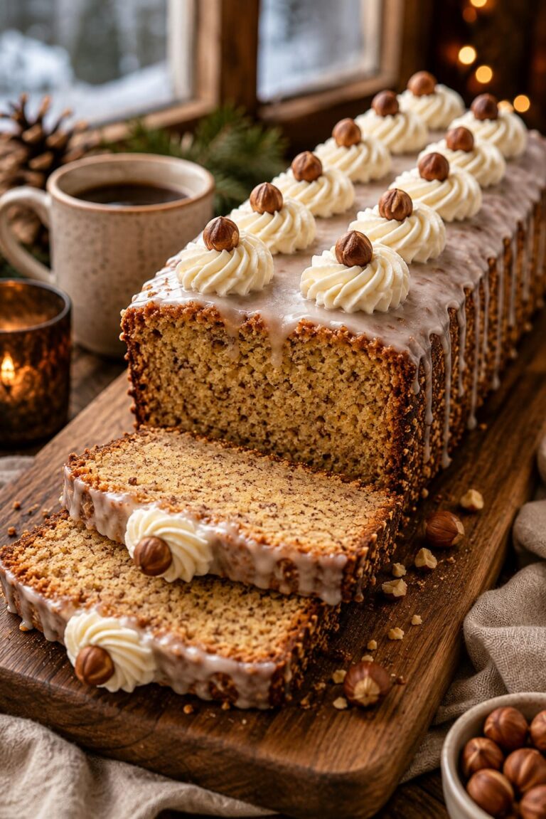 Boozy finnish nut cake: Spiced rum hazelnut loaf