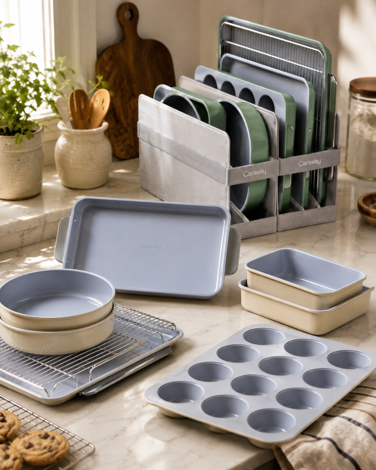 Caraway Ceramic Bakeware Set Review: The Gorgeous Baking Upgrade That Might Finally Fix Your Messy Cabinets