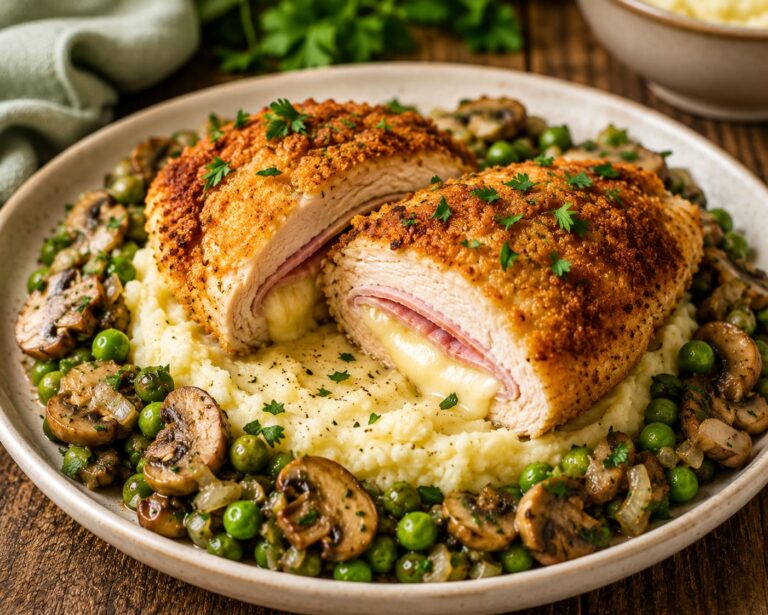 Chicken cordon bleu: Crispy cheese stuffed cutlets Chicken cordon bleu: Crispy cheese stuffed cutlets
