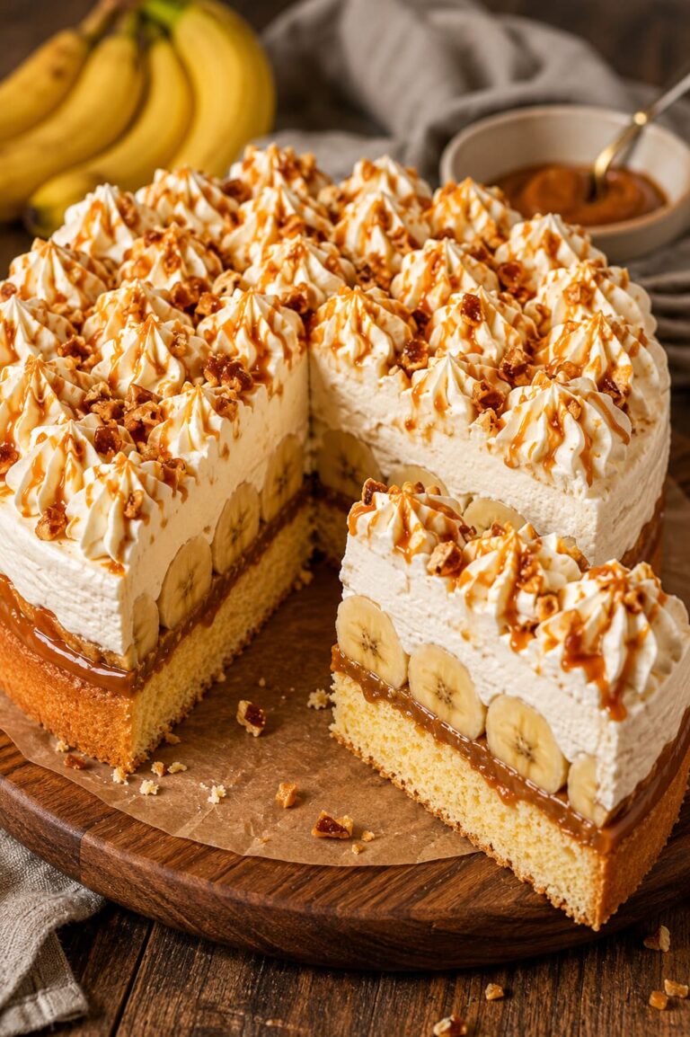 Fast banoffee cake recipe: Salted caramel banana torte Fast banoffee cake recipe: Salted caramel banana torte