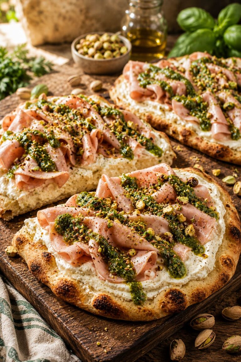 Italian flatbread pizza: Velvet ricotta pistachio torte Italian flatbread pizza: Velvet ricotta pistachio torte