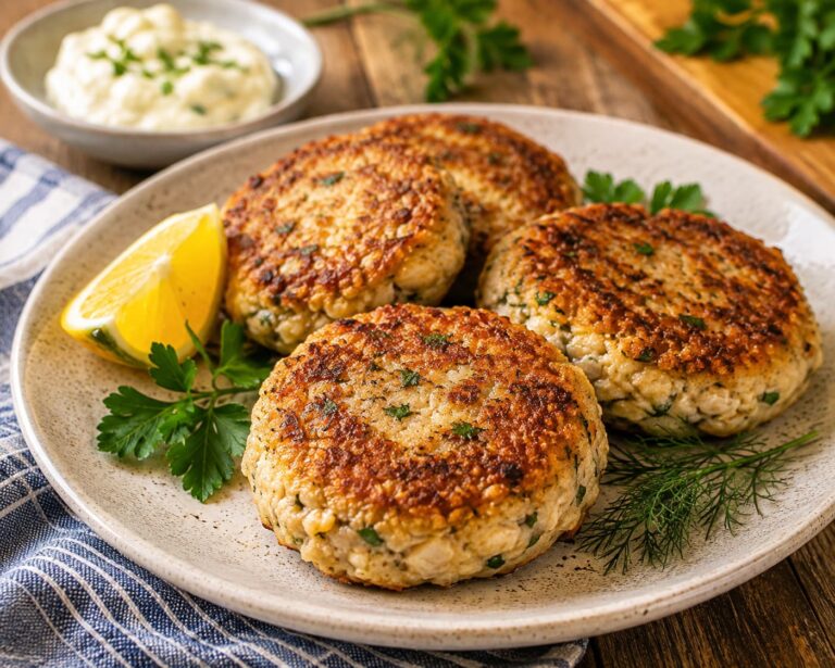 Crisp Northern German Pollock Fish Cakes with Fresh Dill and Creamy Mustard Crisp Northern German Pollock Fish Cakes with Fresh Dill and Creamy Mustard
