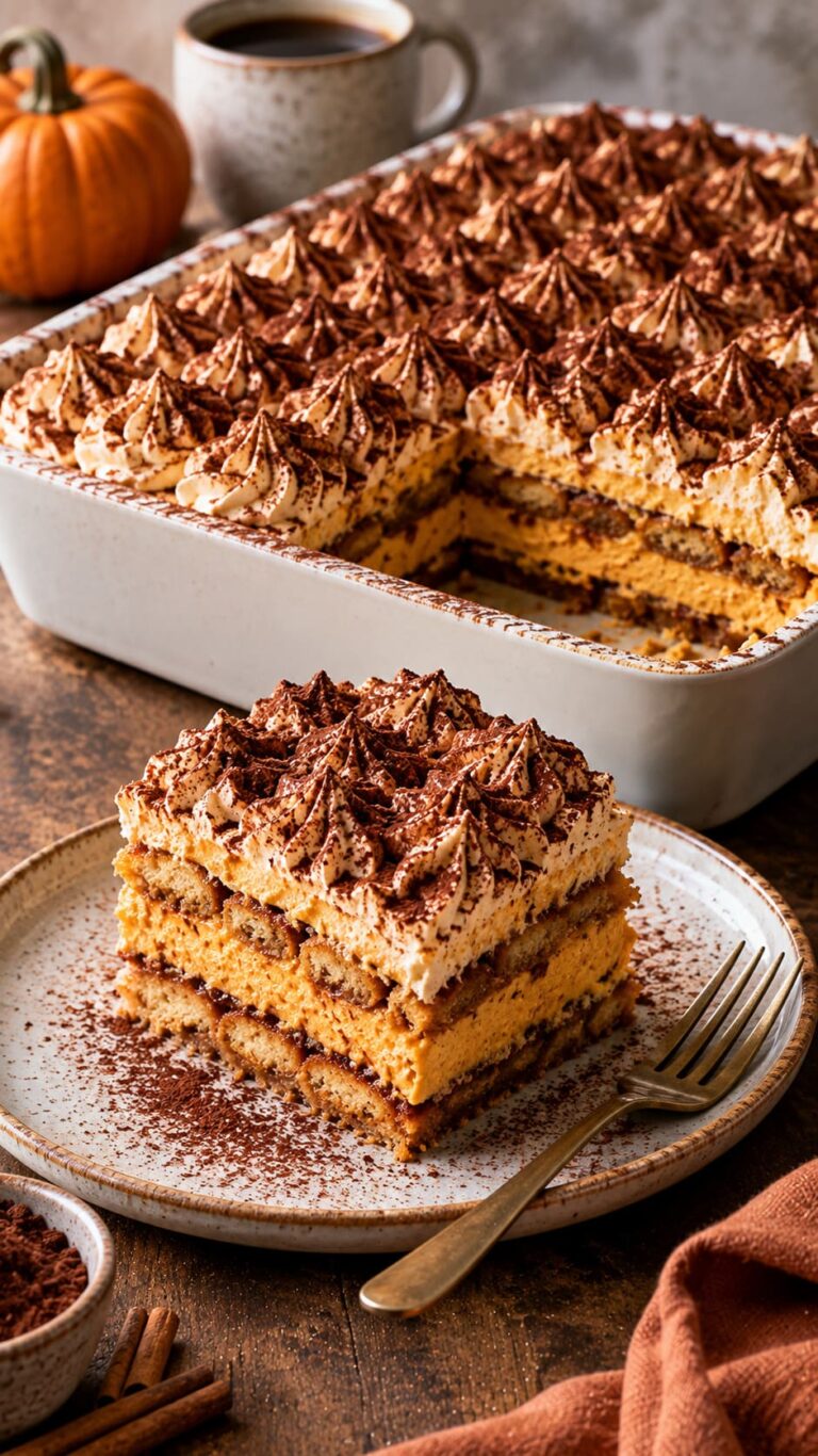 Decadent Pumpkin Spice Latte Tiramisu with Fluffy Mascarpone Cushion Decadent Pumpkin Spice Latte Tiramisu with Fluffy Mascarpone Cushion