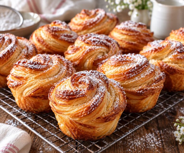 Elite Artisan Croissant-Muffin Cruffins with Fluffy Sweet Yeast Mattress and Laminated Golden Butter Armor