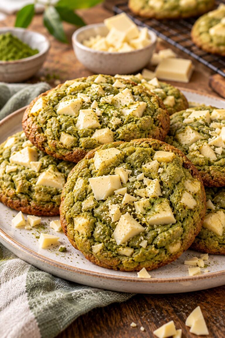 Elite Artisan Jade Matcha Cookies with Velvet Butter Mattress and Melting White Chocolate Armor Elite Artisan Jade Matcha Cookies with Velvet Butter Mattress and Melting White Chocolate Armor
