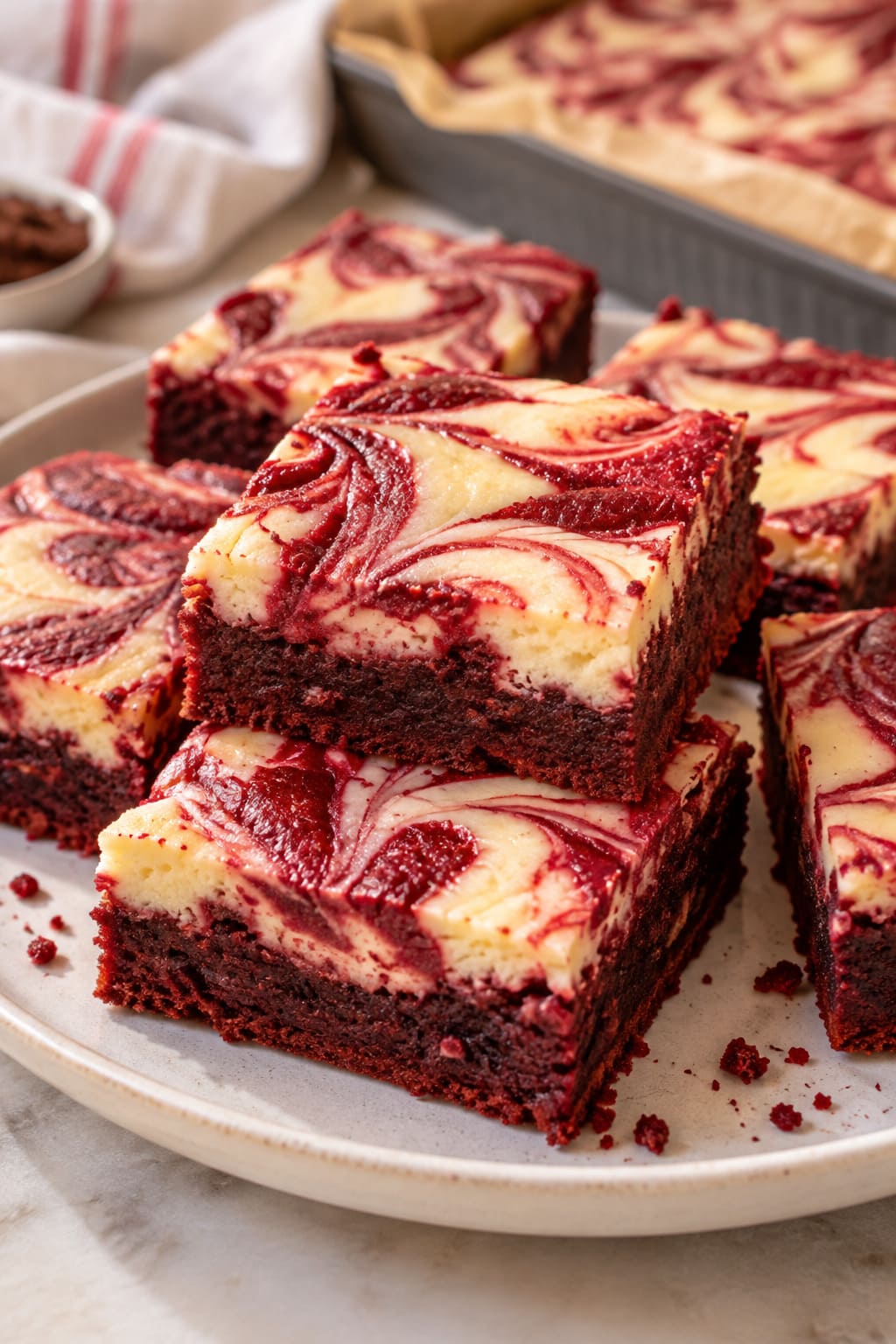 Elite Artisan Red Velvet Brownies with Velvet Cream Cheese Swirl Mattress and Shatteringly Chewy Cocoa Armor Elite Artisan Red Velvet Brownies with Velvet Cream Cheese Swirl Mattress and Shatteringly Chewy Cocoa Armor