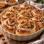 Elite Artisan Spiced Caramel Cinnamon Rolls with Fluffy Sweet Yeast Mattress and Velvet Cream Cheese Armor Glaze