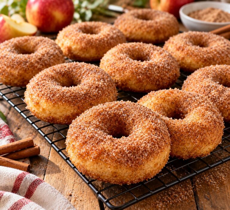 Elite Artisan Apple Cider Donuts with Velvet Spiced Sponge Mattress and Shatteringly Crispy Cinnamon Sugar Armor