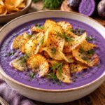 Elite Artisan Cerulean Soup with Blue Potato Mattress, Velvet Allium Cushion and Blistered Crisp Armor