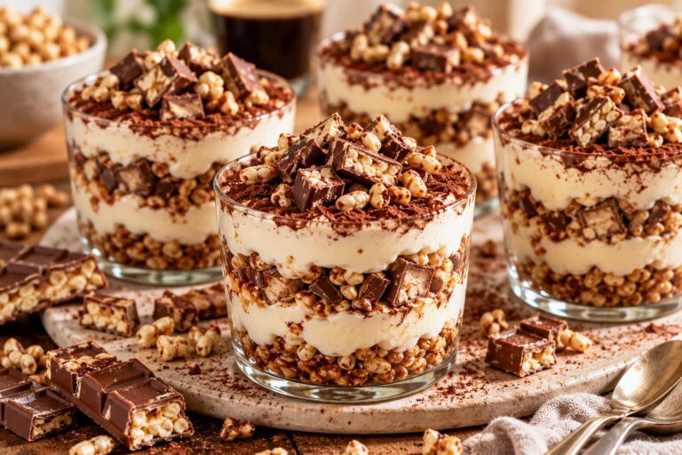 Elite Artisan Chocolate Cereal Tiramisu with Puffed Wheat Mattress, Velvet Malted Cushion and Crunchy Candy Armor