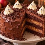 Elite Artisan Dark Side of Apple Cake with Deep Cocoa Mattress, Velvet Mousse Cushion and Spooky Ghost Armor