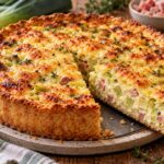 Elite Artisan French Lauchkuchen with Velvet Quark-Shortcrust Chassis, Aromatic Allium Cushion and Blistered Gouda Armor