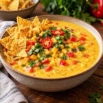 Elite Artisan Golden Corn Curry Soup with Velvet Cream Mattress, Crispy Pepper Cushion and Crunchy Tortilla Armor