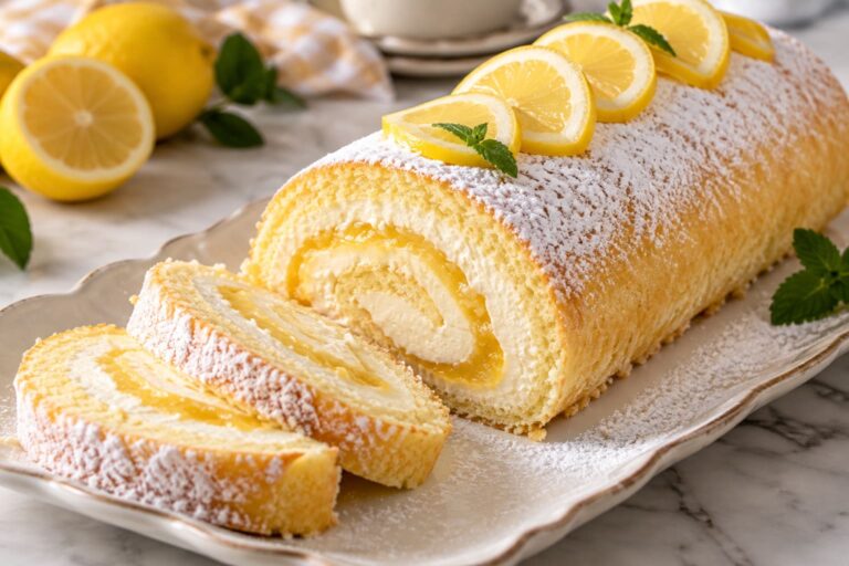 Elite Artisan Lemon Biskuitrolle with Fluffy Zest Mattress, Velvet Curd Cushion and Shimmering Citrus Armor Elite Artisan Lemon Biskuitrolle with Fluffy Zest Mattress, Velvet Curd Cushion and Shimmering Citrus Armor