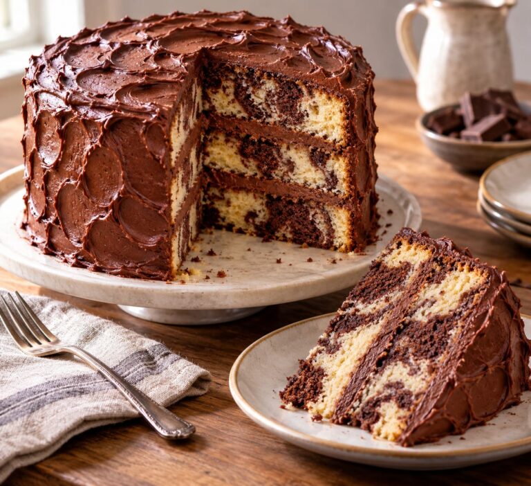 Elite Artisan Marbled Layer Cake with Velvet Vanilla Mattress, Swirled Cacao Core and Fluffy Dark Ganache Frosting Armor Elite Artisan Marbled Layer Cake with Velvet Vanilla Mattress, Swirled Cacao Core and Fluffy Dark Ganache Frosting Armor