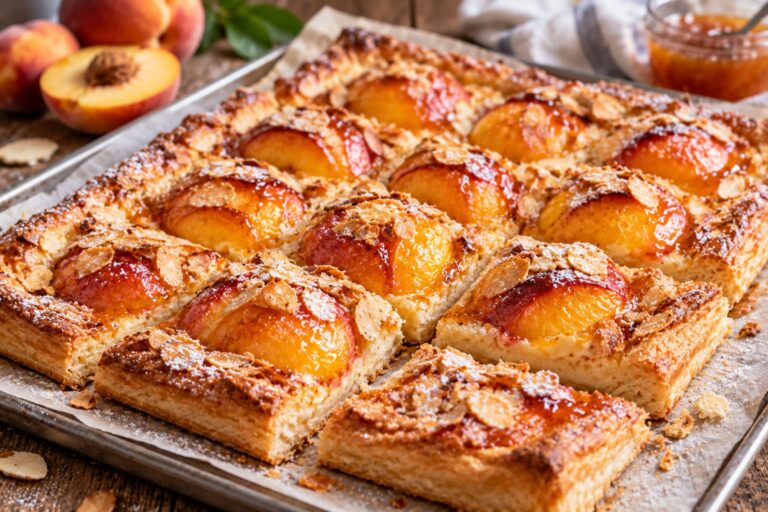 Elite Artisan Peach Pastry Strips with Laminated Dough Mattress, Velvet Almond Cushion and Blistered Apricot Armor Elite Artisan Peach Pastry Strips with Laminated Dough Mattress, Velvet Almond Cushion and Blistered Apricot Armor